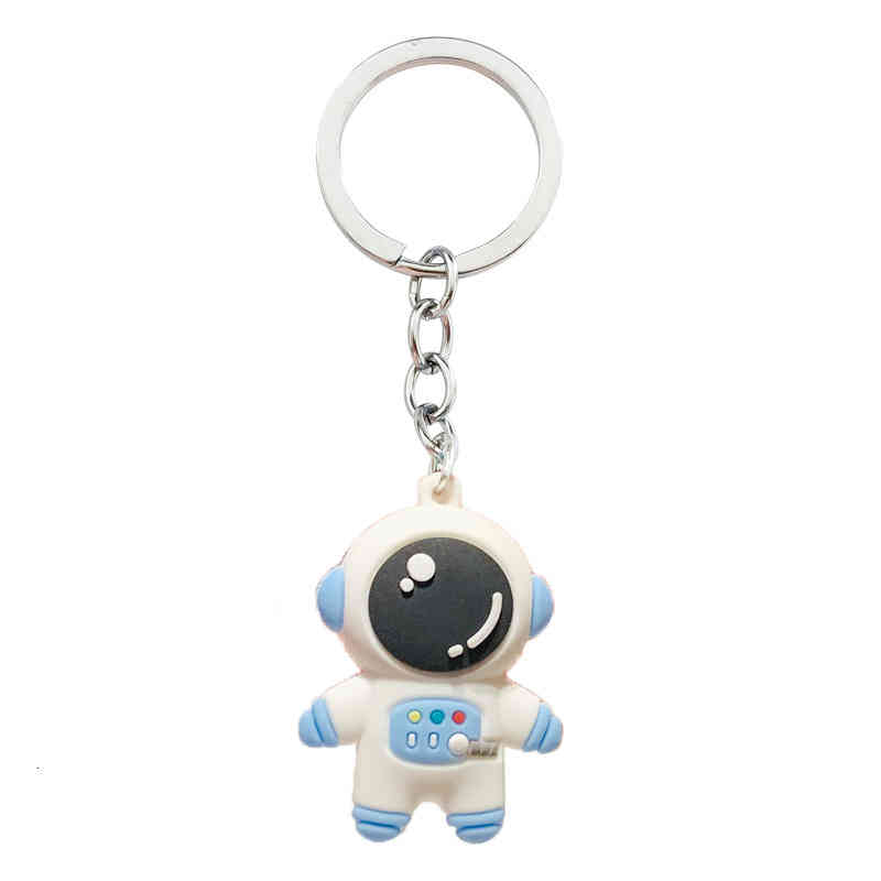 Key Rings Cartoon Astronaut Chain Pendant Pvc Bag Exquisite Car Small Gift