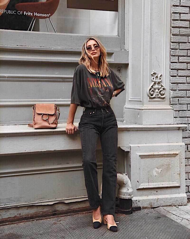 Lucyever Summer Vintage Black Women T-shirts Casual Loose O-neck Short Sleeve Tees Ladies Fashion Printing Woman Tops 210521