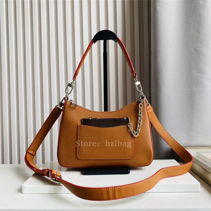 Marelle Handbag Gold Miel Quartz White Black Shoulder Bags Grained Leather Honey Gold Cross Body Bag Designers Womens Handbags Purses M80794, Color 02 
Marelle Handbag Gold Miel Quartz White Black Shoulder Bags Grained Leather Honey Gold Cross Body Bag Designers Womens Handbags Purses M80794, Color 02