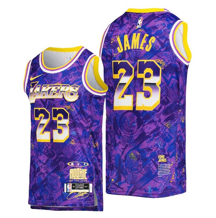 Nba Jersey Los Angeles Lakers #23 LeBron James Purple MVP Rookie of the Year Jerseys Select Series, Black;red
Nba Jersey Los Angeles Lakers #23 LeBron James Purple MVP Rookie of the Year Jerseys Select Series, Black;red
