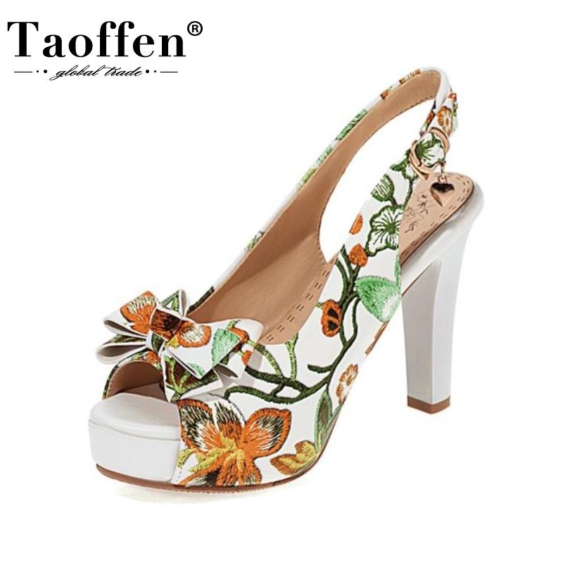 Taoffen Size 34-43 Women Sandals Fashion Platform Bowknot High Heel Summer Shoes Woman Flowers Sexy Party Office Lady Footwear Dress, Black
Taoffen Size 34-43 Women Sandals Fashion Platform Bowknot High Heel Summer Shoes Woman Flowers Sexy Party Office Lady Footwear Dress, Black