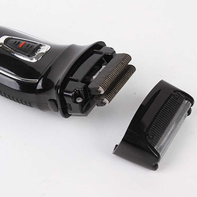 Kemei 2 Heads Electronic Rechargeable Reciprocate Man Shaver Triple Blade Electric Shaving Razors Face Care