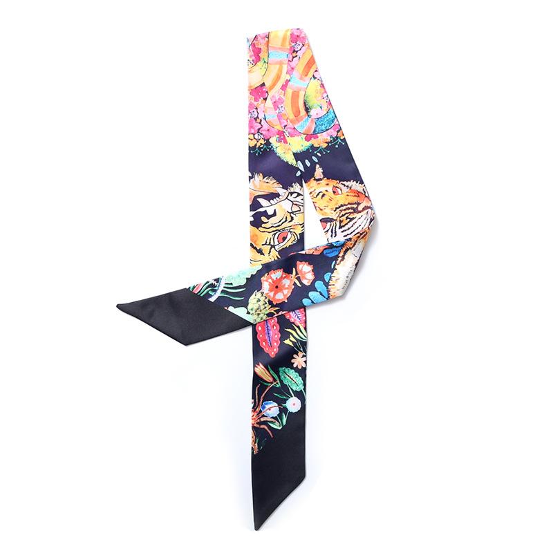 Scarves 2021 Scarf Printing Tiger Snake Silk For Women Foulard Fashion Ladies Bag Head B045
Scarves 2021 Scarf Printing Tiger Snake Silk For Women Foulard Fashion Ladies Bag Head B045