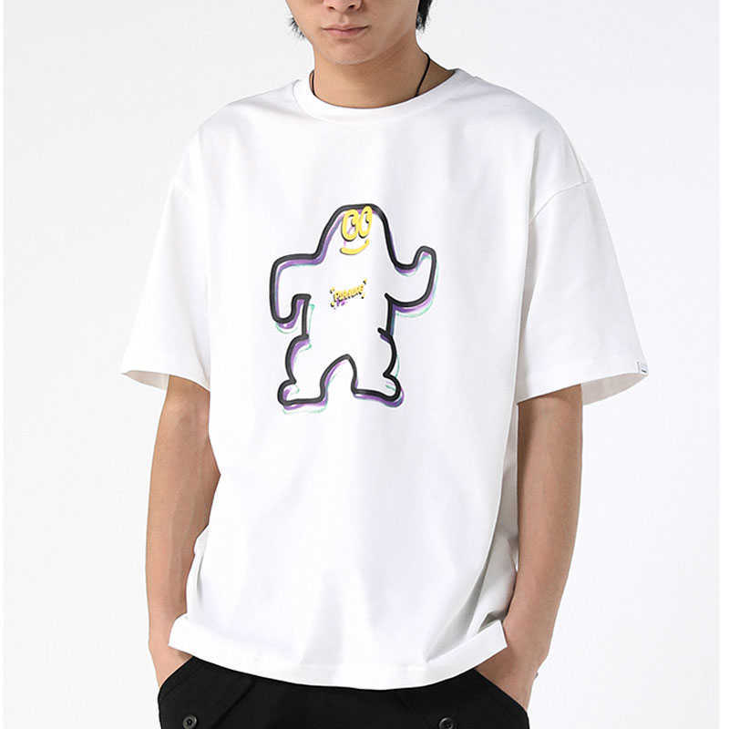 Summer Tshirts Men Women Hip Hop Short Sleeve Funny Dance Printed Cotton Streetwear Tops Tee T Shirts 210601