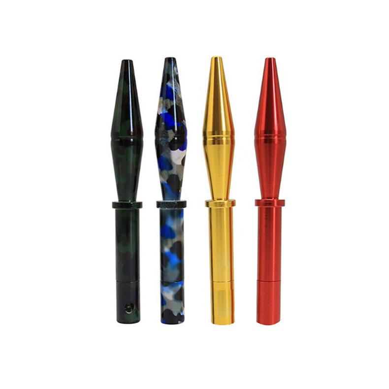 Spot portable metal rocket Smoking pipes boost aluminum alloy missile pipe smoke accessories wholesale
Spot portable metal rocket Smoking pipes boost aluminum alloy missile pipe smoke accessories wholesale