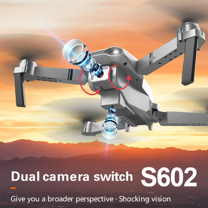 4K HD Dual Camera WIFI FPV RC Drone Aerial Photography Foldable Quadcopter Fixed Height Hold Aircraft With 3pcs Battery Boy Gift, 1080p single black1
4K HD Dual Camera WIFI FPV RC Drone Aerial Photography Foldable Quadcopter Fixed Height Hold Aircraft With 3pcs Battery Boy Gift, 1080p single black1