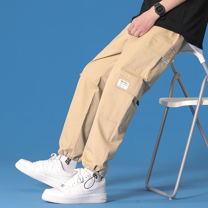 Men's Pants Cargo Spring Leisure Bunched Korean Hong Kong Style Straight Leg Loose Nine Cent Khaki
Men's Pants Cargo Spring Leisure Bunched Korean Hong Kong Style Straight Leg Loose Nine Cent Khaki