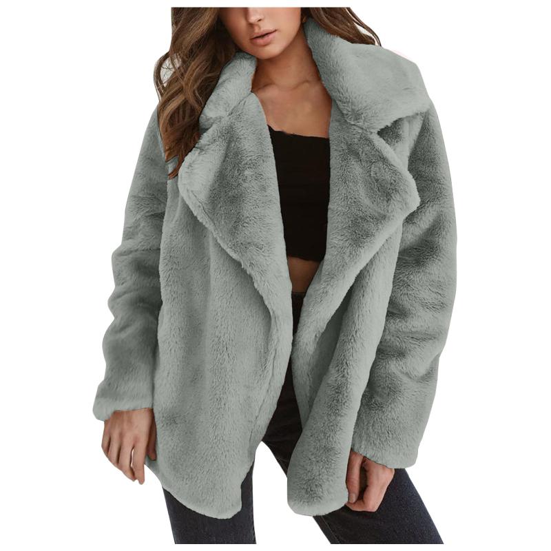 Women's Fur & Faux 2021 Women Winter Warm Coat Thick Long Turn Down Collar Ladies Solid Color #T2G, Black
Women's Fur & Faux 2021 Women Winter Warm Coat Thick Long Turn Down Collar Ladies Solid Color #T2G, Black