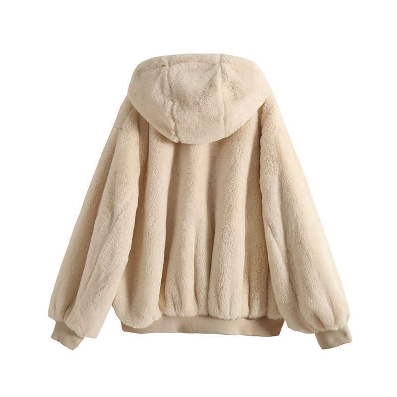 HWLZLTZHT Plus Size Fur Parkas Double-sided Winter Women Jacket Casual Thick Warm Inside Hooded Jackets For Female 211008