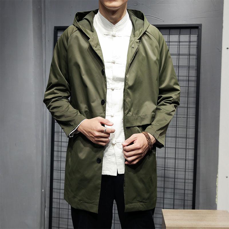 Men's Trench Coats MRGB 2022 Autumn Fashion Retro Solid Color Oversize Casual Hooded Jacket Streetwear Loose Man Black Coat Top, Tan;black
Men's Trench Coats MRGB 2022 Autumn Fashion Retro Solid Color Oversize Casual Hooded Jacket Streetwear Loose Man Black Coat Top, Tan;black