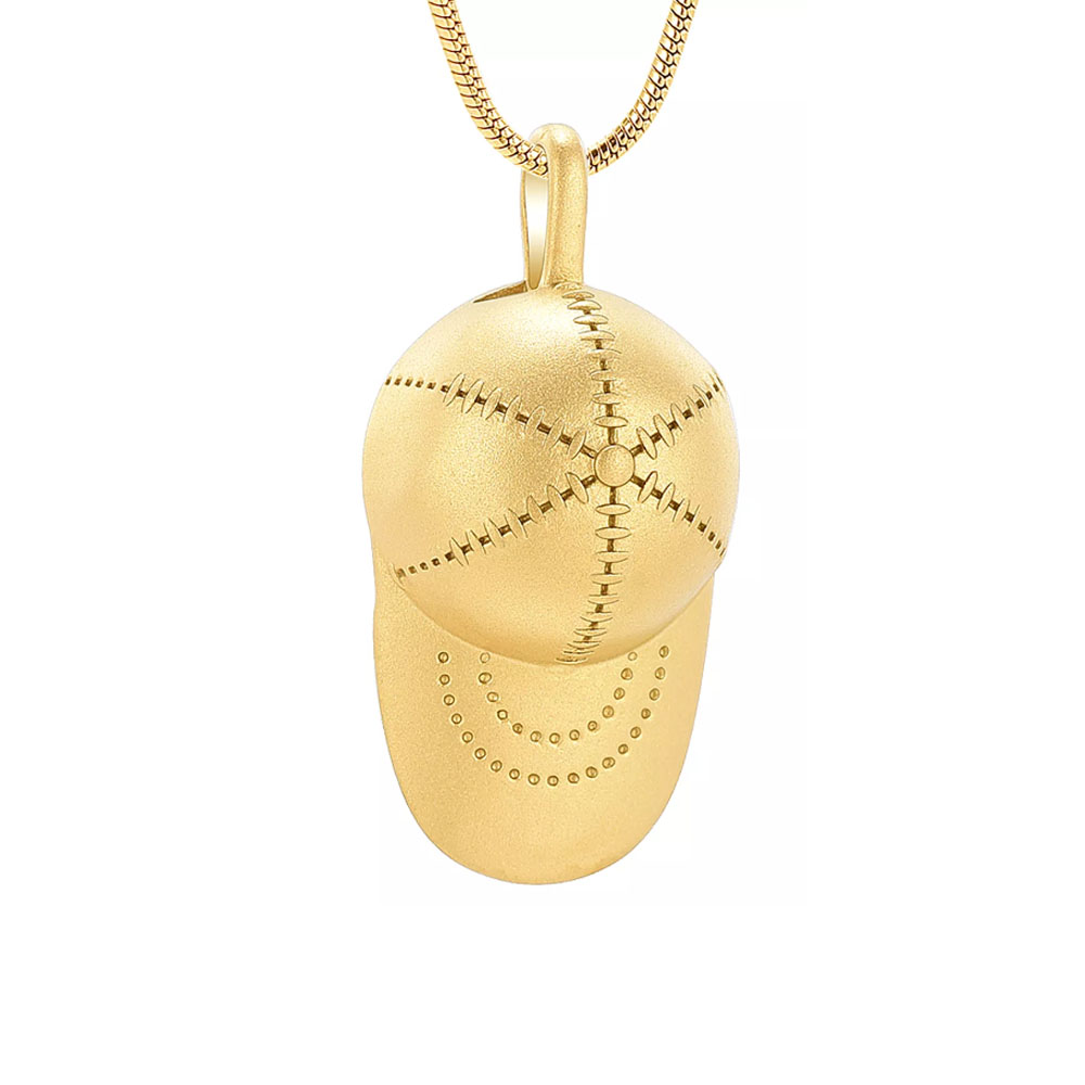Baseball cap cremation pendant ,Mini urn necklace for ashes or hair keepsake, wearable accessories, three colors available
Baseball cap cremation pendant ,Mini urn necklace for ashes or hair keepsake, wearable accessories, three colors available