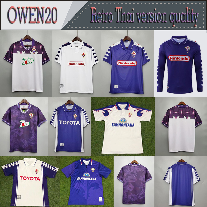 Top 98 99 00 Fiorentina Retro soccer jerseys 1998 1999 2000 BATISTUTA football shirt 92 93 RUI COSTA jersey Classic camisa de futebol, Black;yellow
Top 98 99 00 Fiorentina Retro soccer jerseys 1998 1999 2000 BATISTUTA football shirt 92 93 RUI COSTA jersey Classic camisa de futebol, Black;yellow