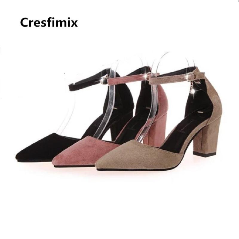Cresfimix Femmes Hauts Talons Women Cute High Quality Buckle Strap Heel Shoes Lady Sexy Casual Party Pumps C2917 Dress, Black
Cresfimix Femmes Hauts Talons Women Cute High Quality Buckle Strap Heel Shoes Lady Sexy Casual Party Pumps C2917 Dress, Black