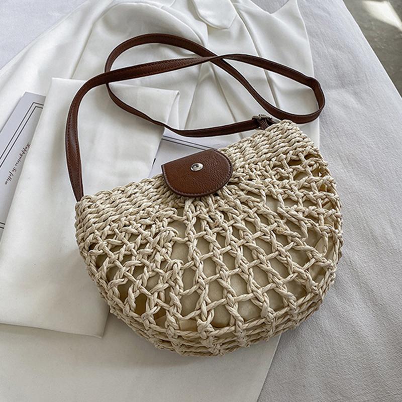 Cross Body Summer Beach Vacation Women Woven Shoulder Bag Straw Rattan Weave Small Crossbody Bags Ladies Fashion Hollow Out Handbag Purse, Beige
Cross Body Summer Beach Vacation Women Woven Shoulder Bag Straw Rattan Weave Small Crossbody Bags Ladies Fashion Hollow Out Handbag Purse, Beige