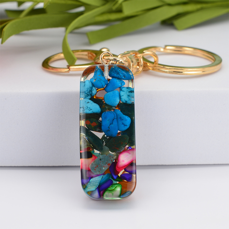 Reiki 7 Chakra Orgone Pendant Keychain Energy Healing Crystals Chips Tumbled Stones Mixed Orgonite Resin Keyring
Reiki 7 Chakra Orgone Pendant Keychain Energy Healing Crystals Chips Tumbled Stones Mixed Orgonite Resin Keyring