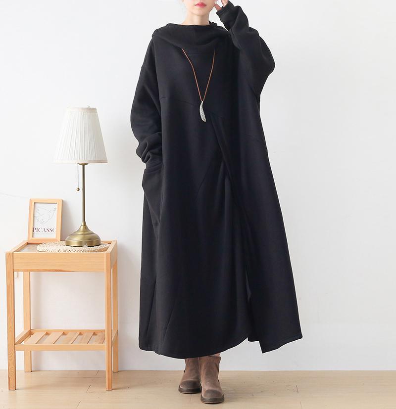 Casual Dresses Fleece Sweatshirt Fall Winter Clothes Women Oversized Loose Long Sleeve Pullover Pocket Gray Black Hoodies Dress Robe
Casual Dresses Fleece Sweatshirt Fall Winter Clothes Women Oversized Loose Long Sleeve Pullover Pocket Gray Black Hoodies Dress Robe