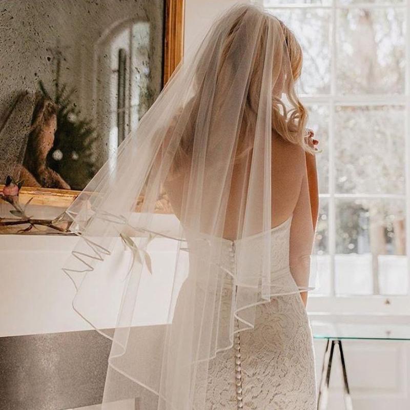 Bridal Veils White Ivory Wedding Veil Shoulder Length One-Layer Short With Comb Velos De Noiva Soft For Girls
Bridal Veils White Ivory Wedding Veil Shoulder Length One-Layer Short With Comb Velos De Noiva Soft For Girls