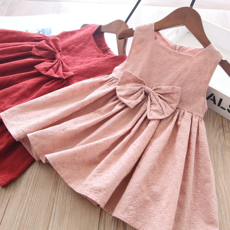 Girl's Dresses 2021 Spring Square Collar Bow Sleeveless Dress Wholesale, Pink
Girl's Dresses 2021 Spring Square Collar Bow Sleeveless Dress Wholesale, Pink