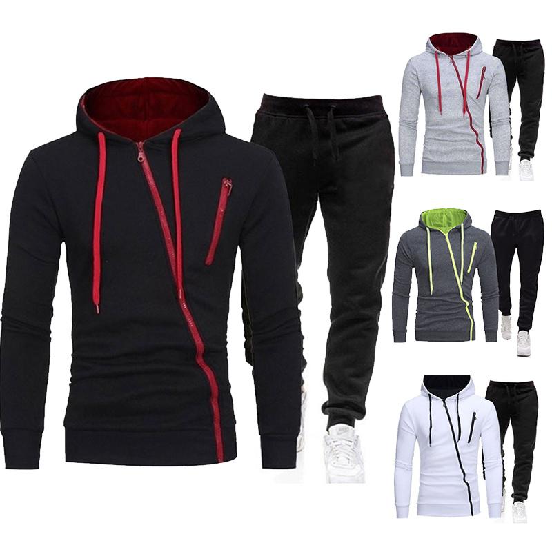 Jogging Clothing Fashion Men's Tracksuits Casual Hoodie Suit Spring Autumn Zipper Jacket And Sweatpants Sets Sports Wear, Black;red
Jogging Clothing Fashion Men's Tracksuits Casual Hoodie Suit Spring Autumn Zipper Jacket And Sweatpants Sets Sports Wear, Black;red