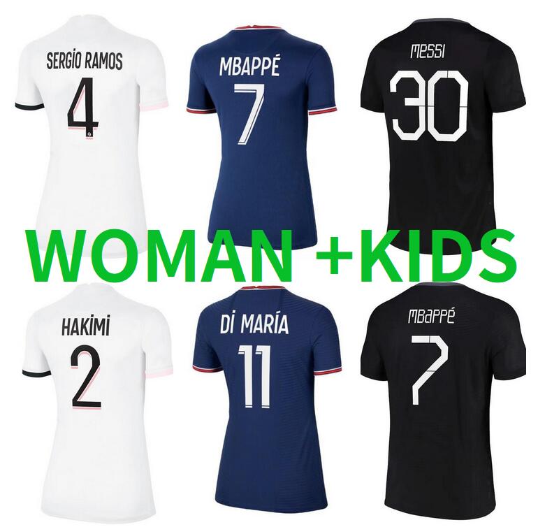 21 22 Women Paris messi SERGIO RAMOS soccer jerseys 2021 2022 home away ICARDI VERRATTI MBAPPE DI MARIA MARQUINHOS HAKIMI Lady football shirt, 20 21
21 22 Women Paris messi SERGIO RAMOS soccer jerseys 2021 2022 home away ICARDI VERRATTI MBAPPE DI MARIA MARQUINHOS HAKIMI Lady football shirt, 20 21