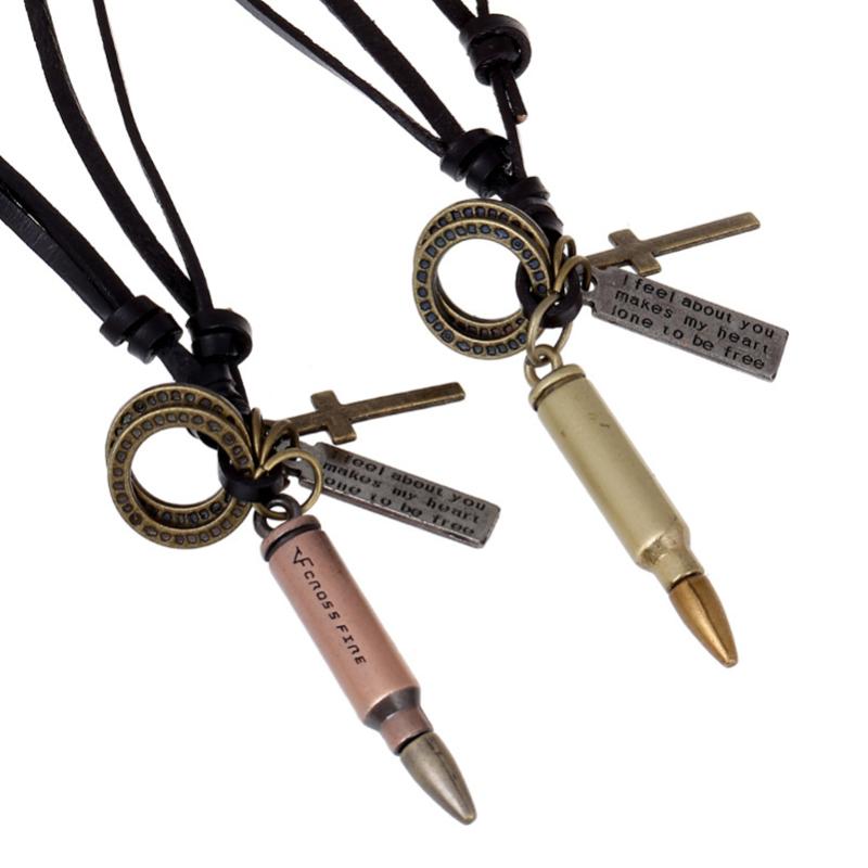 Pendant Necklaces Boho Gypsy Hippie Punk Cow Black Leather Alloy Metal Cross Rim Letter Tag Charms Wrap Adjust Unisex Necklace, Silver
Pendant Necklaces Boho Gypsy Hippie Punk Cow Black Leather Alloy Metal Cross Rim Letter Tag Charms Wrap Adjust Unisex Necklace, Silver