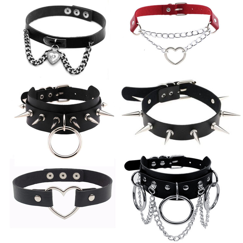 Girls Woman Harajuku Retro Punk Collar Necklace Pu Leather Goth Rivets Choker Necklace Party Club Sexy Gothic Jewelry
Girls Woman Harajuku Retro Punk Collar Necklace Pu Leather Goth Rivets Choker Necklace Party Club Sexy Gothic Jewelry