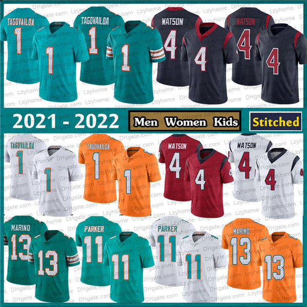 Stitched 4 Deshaun Watson 1 Tua Tagovailoa Football Jersey Men Women Kids Shirts Miami Houston 13 Dan Marino 11 DeVante Parker White Aqua Orange Jerseys, My store(lzyhome)
Stitched 4 Deshaun Watson 1 Tua Tagovailoa Football Jersey Men Women Kids Shirts Miami Houston 13 Dan Marino 11 DeVante Parker White Aqua Orange Jerseys, My store(lzyhome)