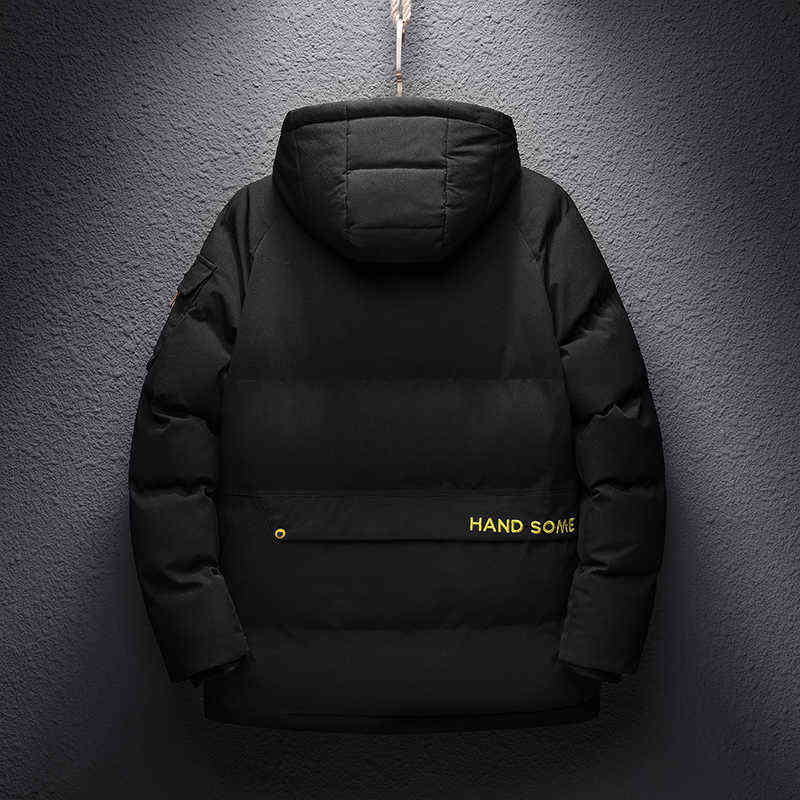 Plus Size 7XL 8XL Winter Jacket Men Thick Windbreaker Windproof Jackets Men Warm Down Cotton Hooded Coats Male Parka Y1103