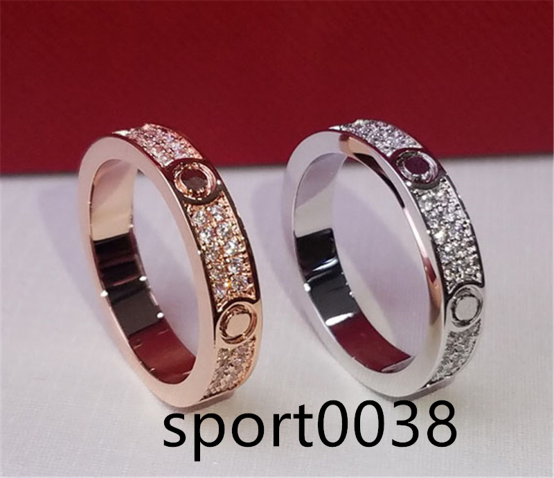 Luxury Designer Jewelry Womens And Mens Fashion Designer Rings Classic Diamond Love Ring Luxurys Golden Silver Color
Luxury Designer Jewelry Womens And Mens Fashion Designer Rings Classic Diamond Love Ring Luxurys Golden Silver Color