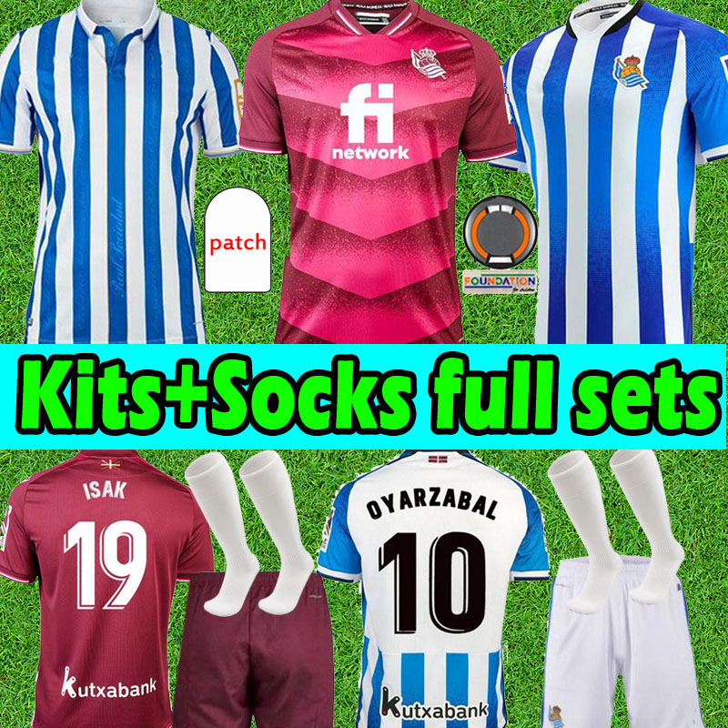 2021 2022 Real Sociedad Soccer Jerseys Copa del Rey final Version 21/22 OYARZABAL X PRIETO PORTU DAVID men kids kits socks full sets camiseta de futbol Football Shirts, Copa jersey
2021 2022 Real Sociedad Soccer Jerseys Copa del Rey final Version 21/22 OYARZABAL X PRIETO PORTU DAVID men kids kits socks full sets camiseta de futbol Football Shirts, Copa jersey