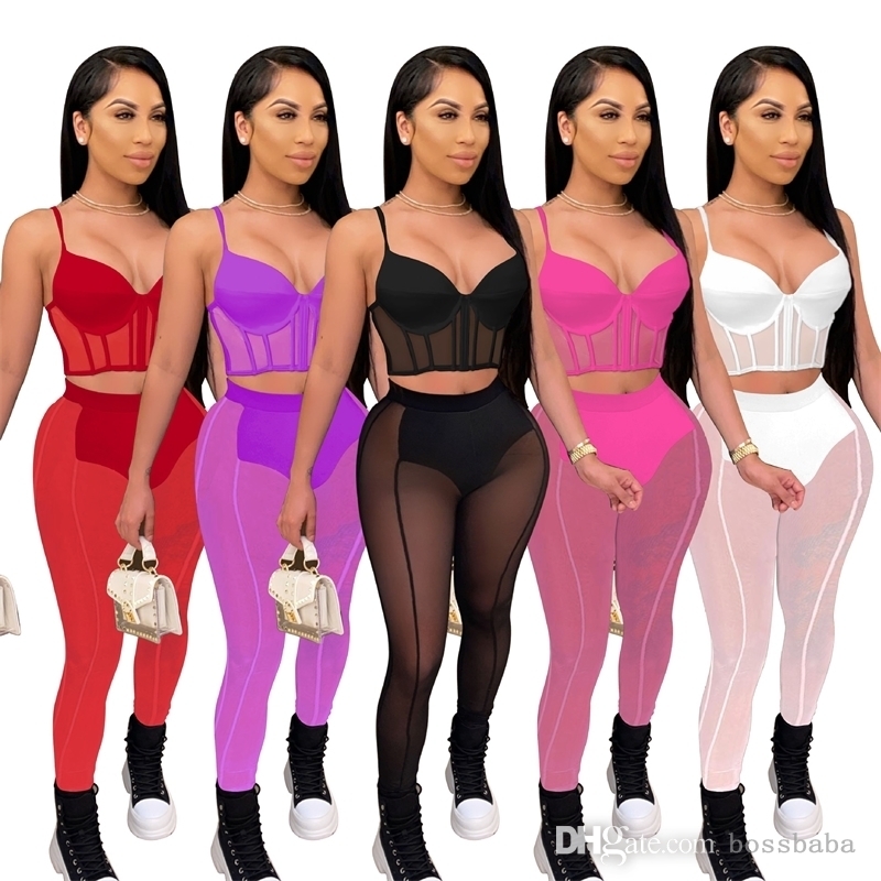 Summer Women Two Piece Set Sexy Mesh Shorts Outfit Fashion Bra Strap Fashion Lady Sleeveless Vest Sheer Yoga Pants Nightclub, White
Summer Women Two Piece Set Sexy Mesh Shorts Outfit Fashion Bra Strap Fashion Lady Sleeveless Vest Sheer Yoga Pants Nightclub, White