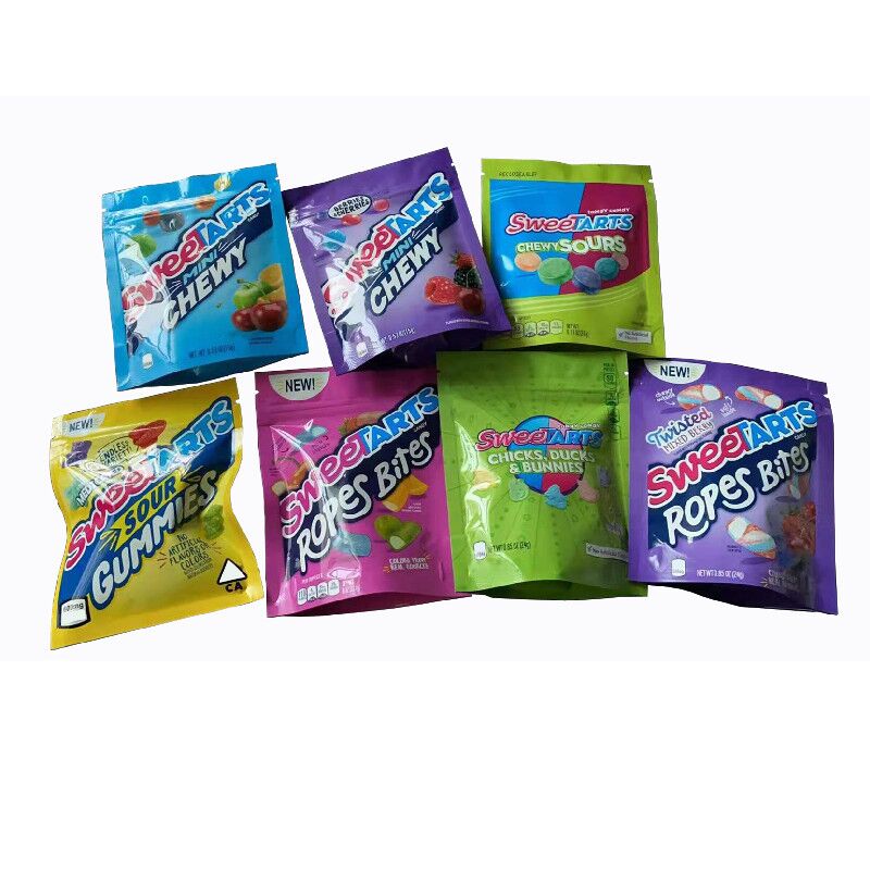 Empty Sweetarts Edibles Mylar Bag 500mg Weedtarts ropes bites sour Mini Chewy bags Smell proof resealable gummies packaging
Empty Sweetarts Edibles Mylar Bag 500mg Weedtarts ropes bites sour Mini Chewy bags Smell proof resealable gummies packaging
