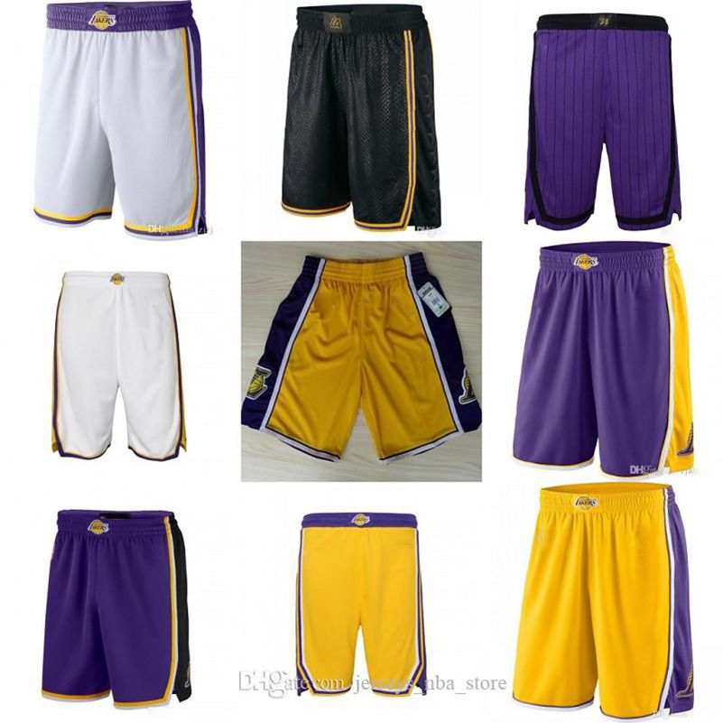 Team Basketball Shorts Just Don Wear Sport Pant With Pocket Zipper Sweatpants Hip Pop Blue White Black Purple Men Stitched Good Size S-XXXL 03