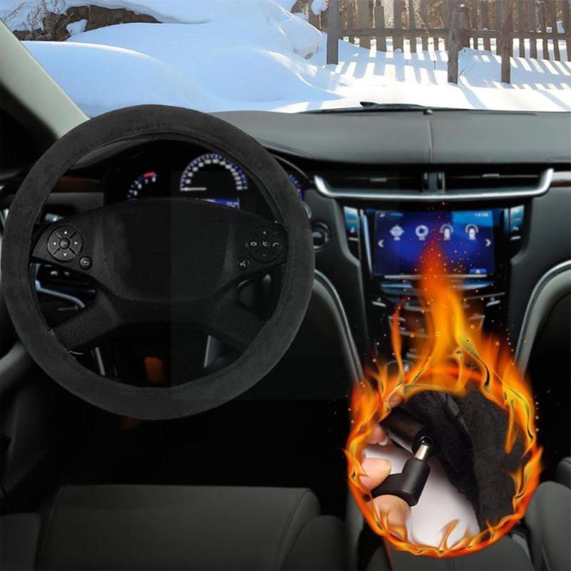 Steering Wheel Covers 12V Universal Heater 38cm Car Cover Heating Winter Comfortable Warm Heated Steer N6L0
Steering Wheel Covers 12V Universal Heater 38cm Car Cover Heating Winter Comfortable Warm Heated Steer N6L0