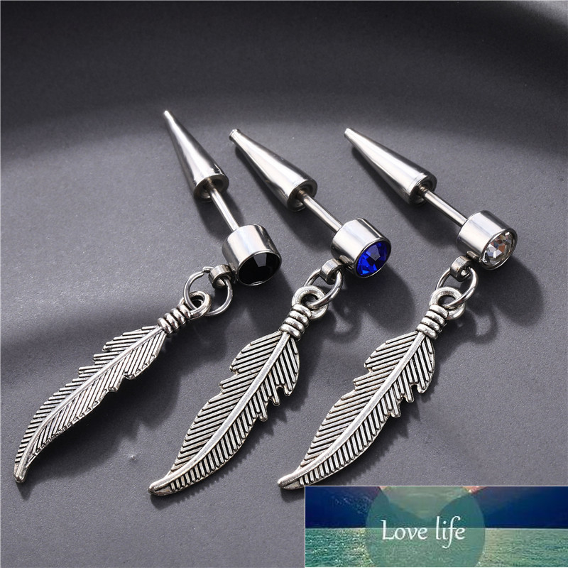 1 Pcs Stainless Steel Punk Rock Leaf Cross Pirecing Stud Earrings For Men Women Gothic Street Pop Hip Hop Earring Party Jewelry Factory price expert design Quality
1 Pcs Stainless Steel Punk Rock Leaf Cross Pirecing Stud Earrings For Men Women Gothic Street Pop Hip Hop Earring Party Jewelry Factory price expert design Quality