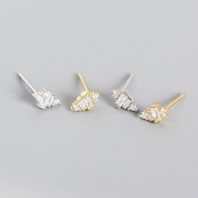 100% Real 925 Sterling Silver Stud Earrings for Women Girls INS Stacking Ladder Square Zircon Jewelry YME897
100% Real 925 Sterling Silver Stud Earrings for Women Girls INS Stacking Ladder Square Zircon Jewelry YME897