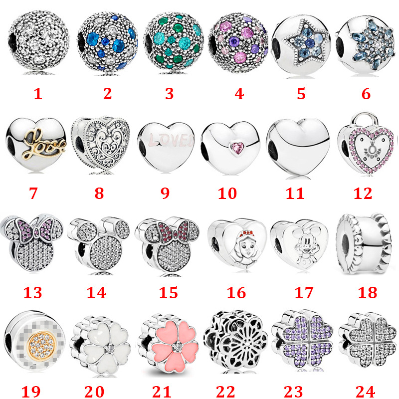 Original 925 Sterling Silver Charm BeadFour-leaf clover ice blue snowflake fixed buckle string pendant DIY beads Fit Pandora Bracelets Women DIY Jewelry
Original 925 Sterling Silver Charm BeadFour-leaf clover ice blue snowflake fixed buckle string pendant DIY beads Fit Pandora Bracelets Women DIY Jewelry