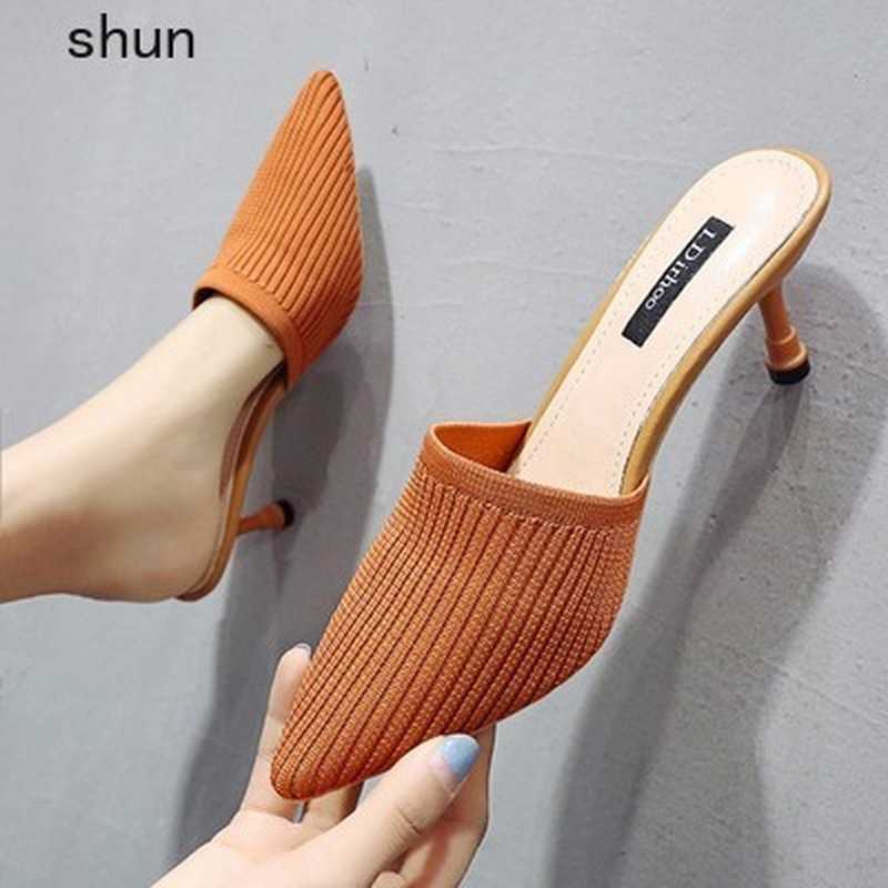 Fashion Women Sandals Summer Shoes Party High Heel Stiletto Flat Casual Summer Sandals Women High Heels Gladiator Stretch Fabric Y0721, Black
Fashion Women Sandals Summer Shoes Party High Heel Stiletto Flat Casual Summer Sandals Women High Heels Gladiator Stretch Fabric Y0721, Black