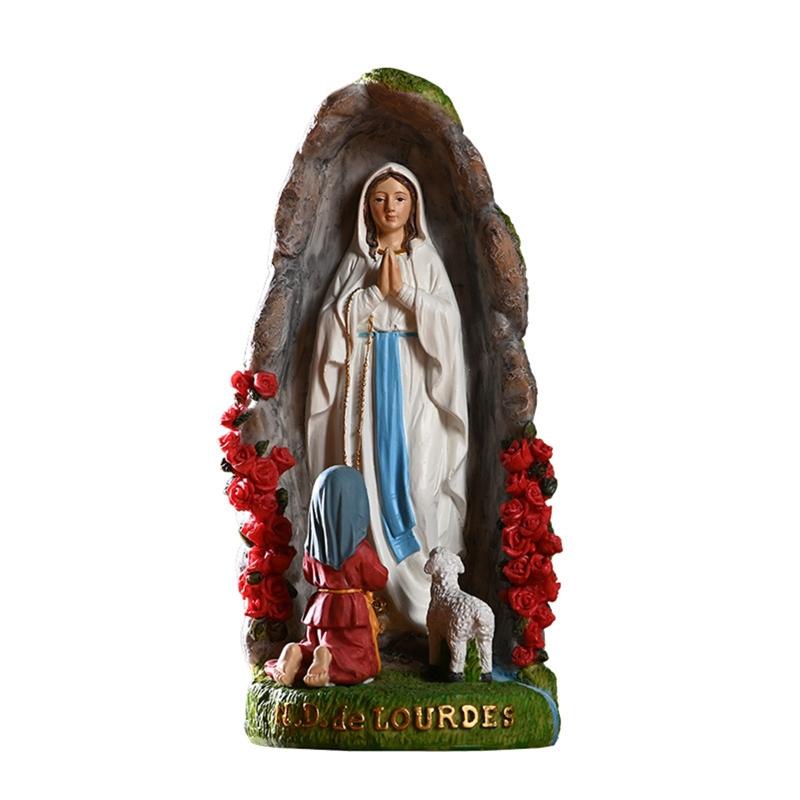 Decorative Objects & Figurines Miniature Our Lady Of Lourdes Accessories For Indoor Or House Decor Supplies
Decorative Objects & Figurines Miniature Our Lady Of Lourdes Accessories For Indoor Or House Decor Supplies