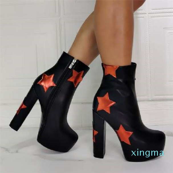 Women's Pointed Short Boots Autumn Winter Korean Versatile Thick Plush High Heeled Shoes