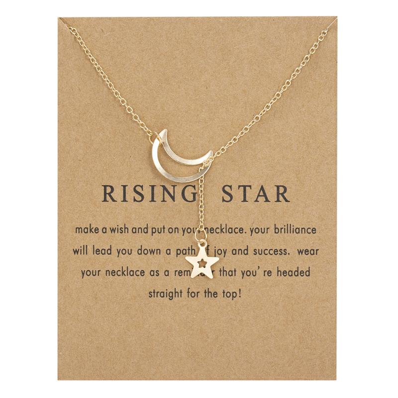 Chains Gold Necklaces For Women Friendship Paper Card Clavicle Adjustable Gift Party Wedding Jewelry #ND, Silver
Chains Gold Necklaces For Women Friendship Paper Card Clavicle Adjustable Gift Party Wedding Jewelry #ND, Silver