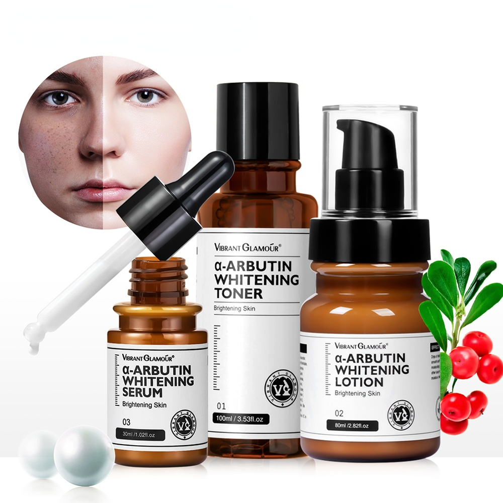 Arbutin Whitening Brighten Moisturizing Face Serum 3Pcs Spot Acne Marks Oil-control Anti-UV Facial Skin Care Set
Arbutin Whitening Brighten Moisturizing Face Serum 3Pcs Spot Acne Marks Oil-control Anti-UV Facial Skin Care Set