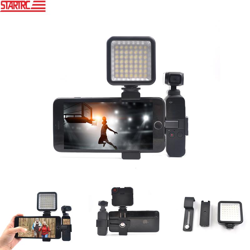 Stabilizers STARTRC OSMO POCKET Metal Phone Clip Holder Kit & LED Lights For DJI Mount Stand Accessories
Stabilizers STARTRC OSMO POCKET Metal Phone Clip Holder Kit & LED Lights For DJI Mount Stand Accessories