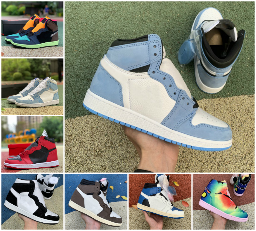 2021 With Box Jumpman 1 1s Mens Basketball Shoes Obsidian UNC Hyper Royal University Blue Lucky Green Twist Women Sneakers Trainers Size 36-46, J017 
2021 With Box Jumpman 1 1s Mens Basketball Shoes Obsidian UNC Hyper Royal University Blue Lucky Green Twist Women Sneakers Trainers Size 36-46, J017