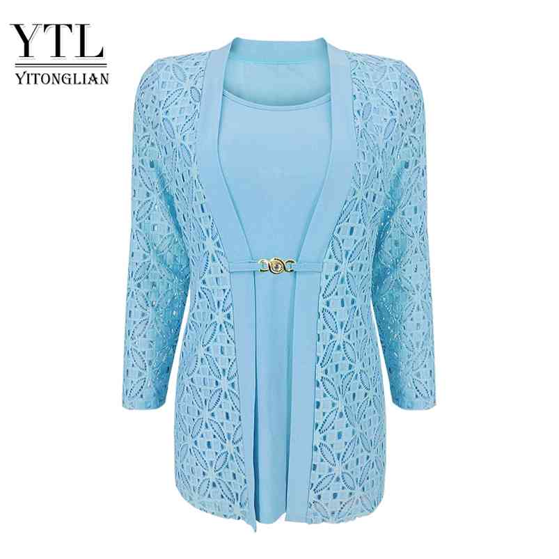 YTL Ladies Three Quarter Sleeve Winter Crochet Patchwork Casual T Shirt Plus Size Tops for Women 6XL 7XL 8XL H384B 210722, Black
YTL Ladies Three Quarter Sleeve Winter Crochet Patchwork Casual T Shirt Plus Size Tops for Women 6XL 7XL 8XL H384B 210722, Black