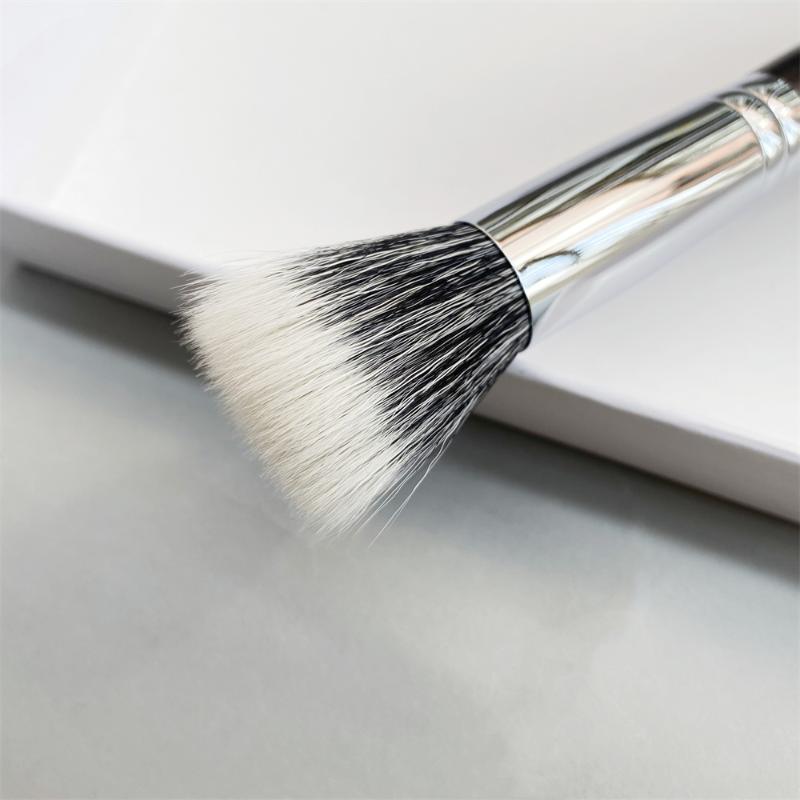 Makeup Brushes Medium Sized Stippling Brush 100% Saikoho Natural Goat Hair Dual Layer Foundation Concealer Blush Highlight Beauty Tools