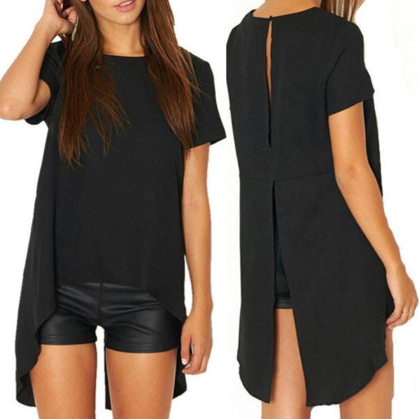 Women' Blouses & Shirts Solid Chiffon Lady Fashion Tops Back Split Vintage Tshirt Women 2021 Clothes Vestidos High Street Tank Top Short, Black
Women' Blouses & Shirts Solid Chiffon Lady Fashion Tops Back Split Vintage Tshirt Women 2021 Clothes Vestidos High Street Tank Top Short, Black