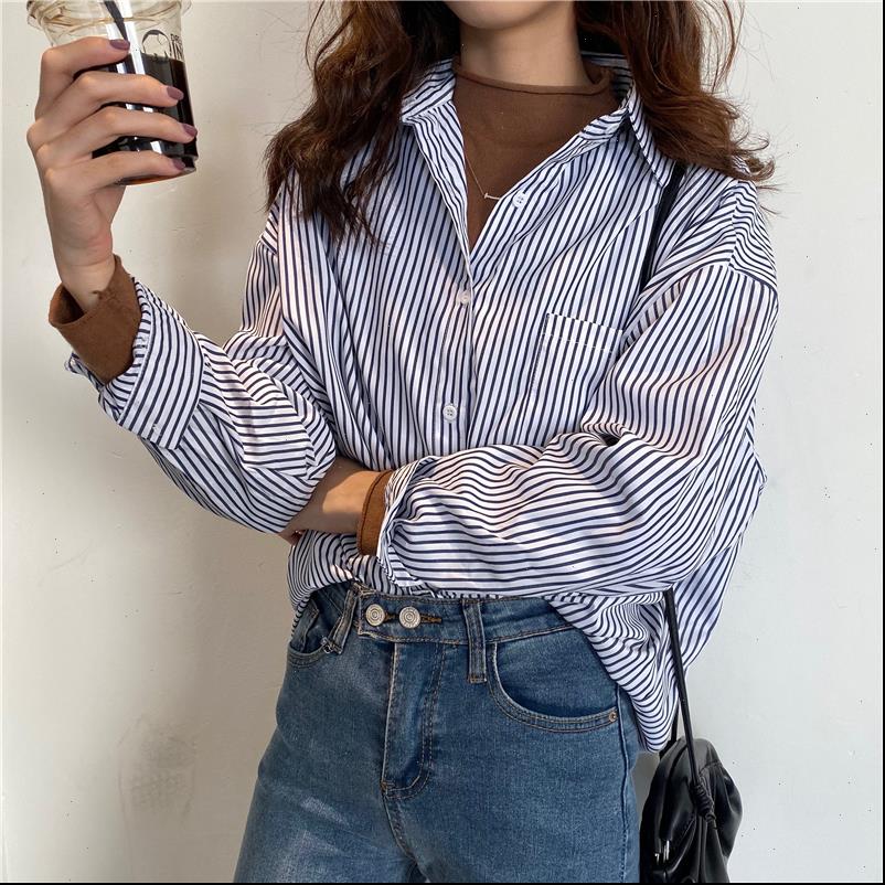 womens shirts women striped shirt long sleeve spring summer fashion vintage casual loose female streetwear blouse oversize, White
womens shirts women striped shirt long sleeve spring summer fashion vintage casual loose female streetwear blouse oversize, White