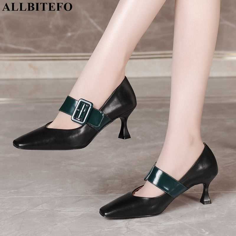 ALLBITEFO buckle fashion soft genuine leather high heels high quality sexy women pumps high heel shoes women heels basic shoes 210611, As picture
ALLBITEFO buckle fashion soft genuine leather high heels high quality sexy women pumps high heel shoes women heels basic shoes 210611, As picture