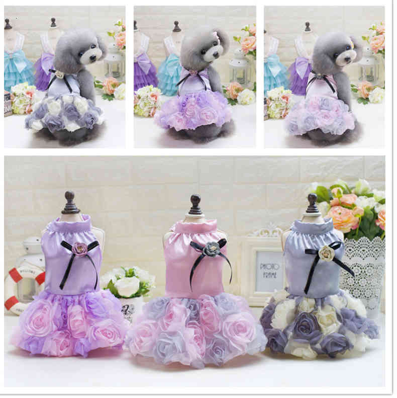 Dog Apparel Pet clothes Teddy high-grade Princess Rose skirt is better than bear spring summer apparel, Purple
Dog Apparel Pet clothes Teddy high-grade Princess Rose skirt is better than bear spring summer apparel, Purple